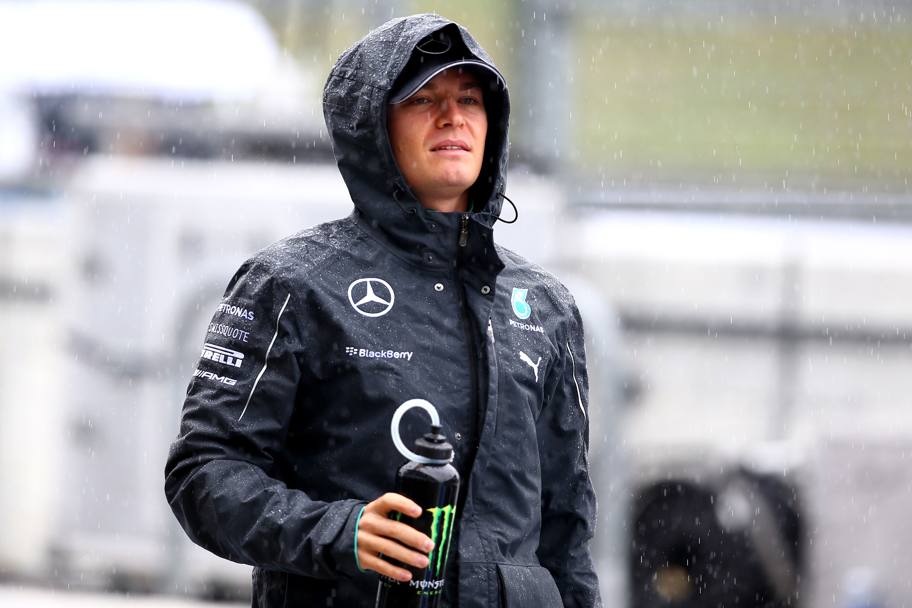 Nico Rosberg, 29 anni, avrebbe voluto interrompere il filotto di successi del compagno di squadra nelle ultime gare. Getty